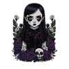 Fille gothique