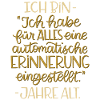Automatische Erinnerung