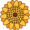 Sunflower - Large Yellow Orange Sunflower