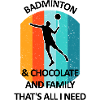 Badminton Badminton Badminton Player Chocolat
