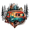 Camping-car / Camping-car / camping / Roadtrip / Voyage