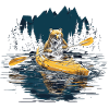 Ours avec kayak