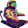 Astronaut DJ Geschenkidee