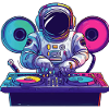 Astronaut DJ Geschenkidee