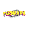 Fernanda benutzerdefinierter Name Comic-Stil Pop-Art,