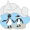 Two penguins