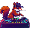 Squirrel DJ Idée cadeau