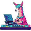 Alpaca Lama DJ Gift Idea