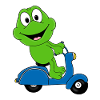 ROLLER - FROSCH - TIER - TIERISCH - TIERE