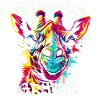 Graffiti Giraffengruppe Kindergarten Gruppentier