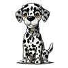 Dalmatian puppy