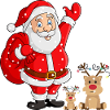 Lustiger Weihnachtsmann