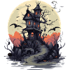 Goth Haunted House Mansion
