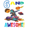 6 And Awesome Birthday Astronaut