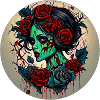 Fille zombie