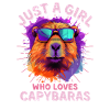 Capybara with sunglasses Capybara Girl