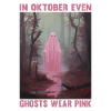 in oktober even Ghosts wear pink Breast Cancer