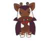 Okapi Happy Halloween søde vampyr kostume