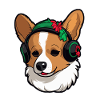 Hund elsker jul Corgi DJ