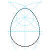 Technical Happy Easter Drawing