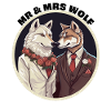 Mr. & Mrs. Wolf honeymooning.