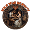 Mr. & Mrs. Schmitt honeymooning.