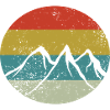 Mountain Hiking Retro