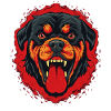 Angry Bulldog Terrier: Rottweiler Dog
