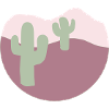 Desert with cacti
