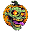 Zombie Pumpkin Halloween