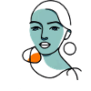 line girl portrait