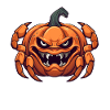 Krabben-Kürbis-Lazy-Halloween-Party-Kostüm für