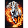 White Animals Einhorn