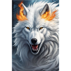 White Animal Wolf