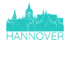 Hanover city souvenir with buildings