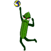 Cucumber Beach Volleyball Cucumbers