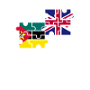 Mozambique UK flag British Mozambican