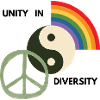 Rainbow Yin Yang Peace