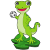Gecko Handball Player Handball