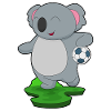 Koala Handball Player Handball