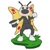 Butterfly Wizard Wand Cylinder