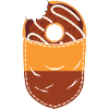 Donut Liebhaber Geschenk Brusttasche Donuts
