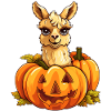 Lama græskar doven halloween fest kostume børn
