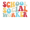 Schulsozialarbeiterin Retro Schulsozialarbeiter