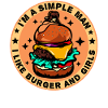 Burger Cheeseburger love - simple man