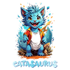 Catasaurus cat dinosaur chibi