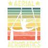Aerial acrobatics vertical cloth