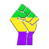Mardi Gras Flag