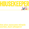 Domestic help, cleaner, housekeeper