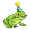 Frog Party Party Hat